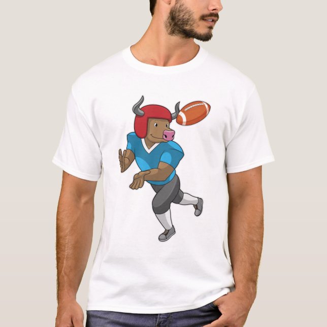 Bulle beim Fußballsport T-Shirt (Vorderseite)