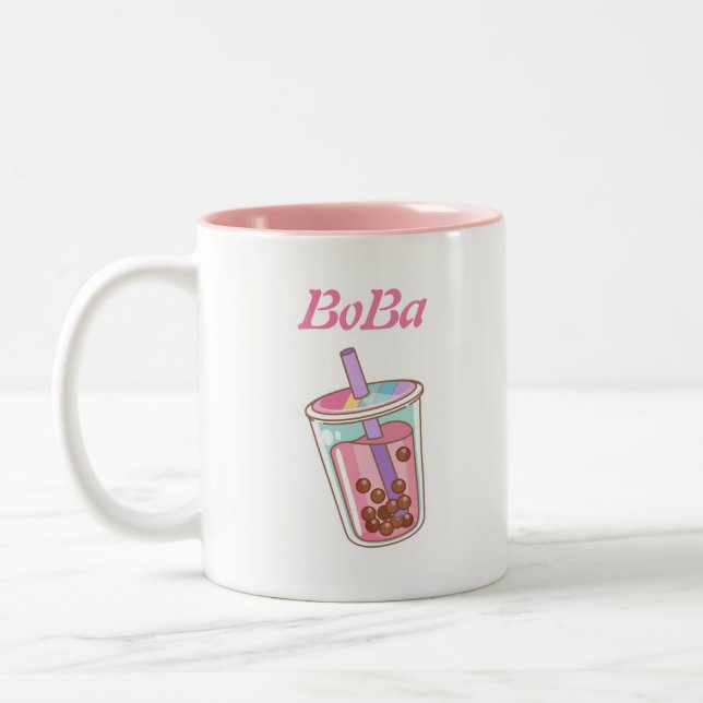 bulle de thé boba thé café Mug (Gauche)
