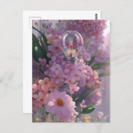 Bulle in Blume, Postüberquerung Postkarte