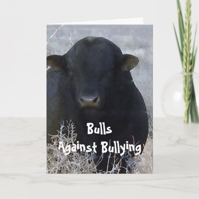 Bullen gegen Mobbing #1 von 7 verschiedenen Karte (Vorderseite)