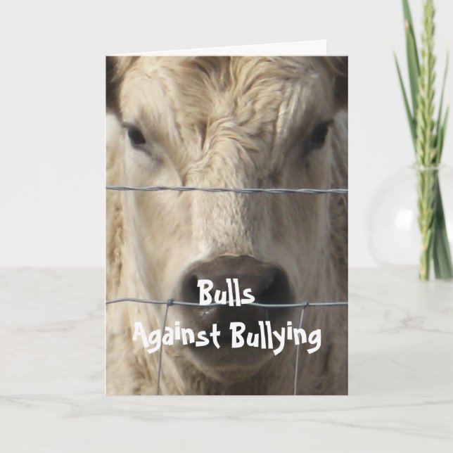Bullen gegen Mobbing #3 von 7 verschiedenen Karte (Vorderseite)