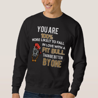 Bullen I Liebe Pitbullen Sweatshirt