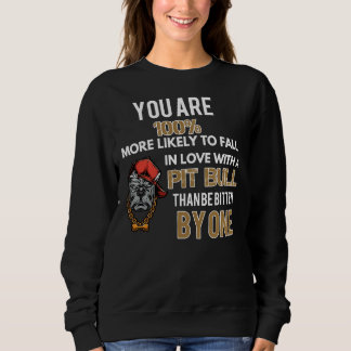 Bullen I Liebe Pitbullen Sweatshirt