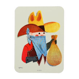 Bullen und Räuber Magnet