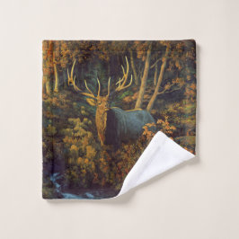 Bullenstech im Herbstwald Badhandtuch Set