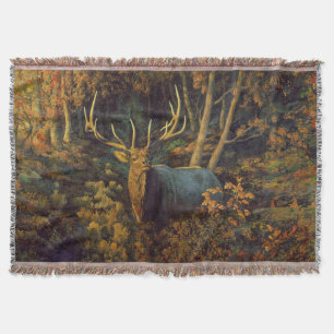 Bullenstech im Herbstwald Decke