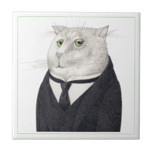 BULLER CAT 4,25" Carreaux de céramique Carré