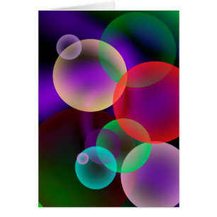 Bulles colorées (portrait)