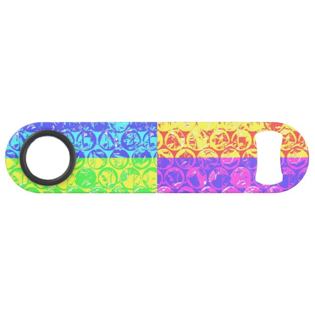 Bulles de bubble wrap pop art arc-en-ciel (Dos Horizontal)