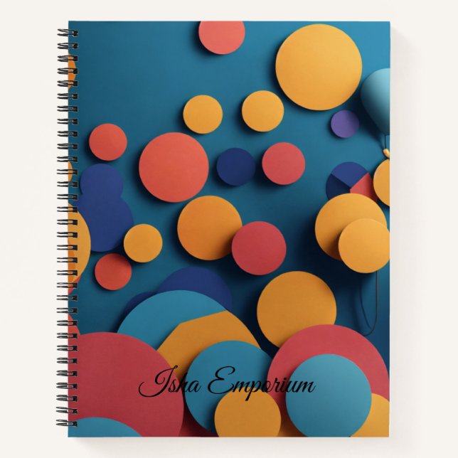 Bulles de pensée du Carnet spiral : là où les idée (Devant)