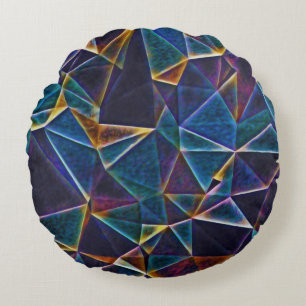 Bulles éclatées Coussin rond