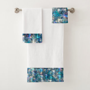 Bulles Minuscules Bulles Serviettes De Bain Set Aq