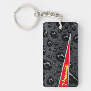 Bulles noires modernes et tendance Feu rouge perso
