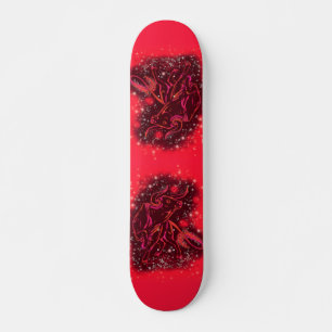 Bulles Red Skateboard Courir la nuit étoilée