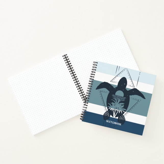 Bullet Journal mit moderner Geometrie Notizbuch (Innenseite)