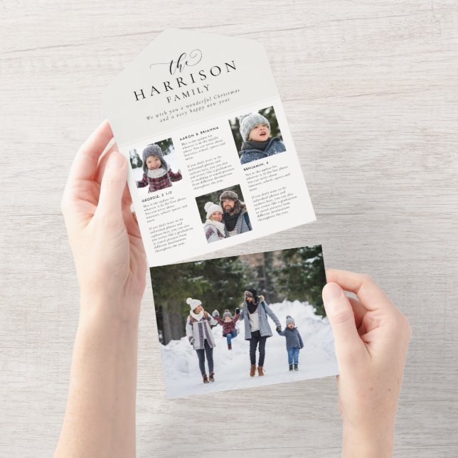 Bulletin familial mise à jour carte de vacances tr (Déchirure)