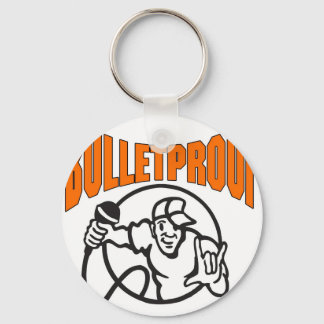 Bulletproof-Logo Schlüsselanhänger