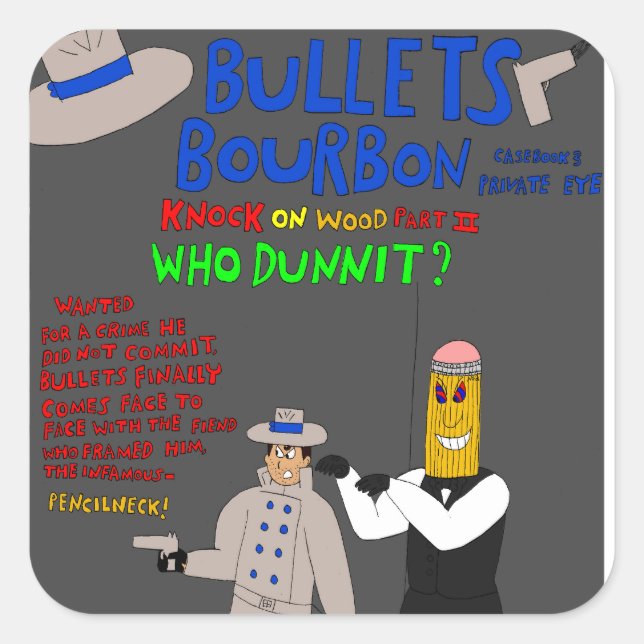 Bullets Bourbon Numéro 3 autocollants de couvertur (Devant)