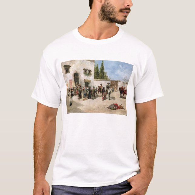 Bullfighters, die für den Kampf sich vorbereiten T-Shirt (Vorderseite)