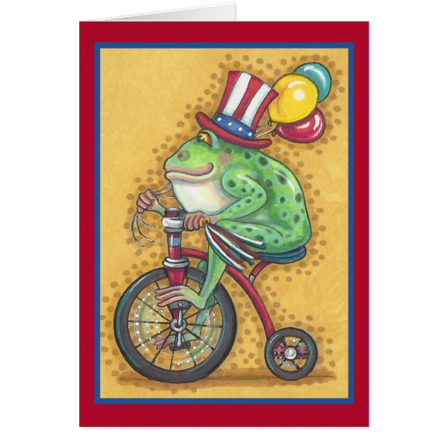 BULLFROG 4. JULI, FROG NOTE CARD Verse (Vorne)