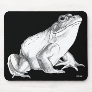 Bullfrog Art Mousepad Frosch Kunst Dekoration