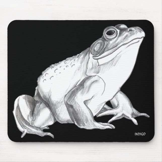 Bullfrog Art Mousepad Frosch Kunst Dekoration (Vorne)