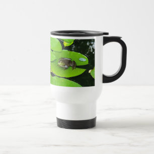 Bullfrog auf Lilypads Reisebecher