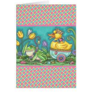 BULLFROG & DUCK PRINCE EASTER GREETCARD Verse