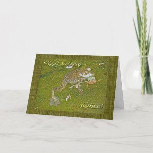 Bullfrog Nephew Geburtstagskarte Karte