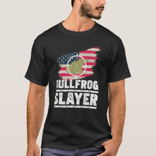 Bullfrog Slayer Frog Gigging Jagd T-Shirt