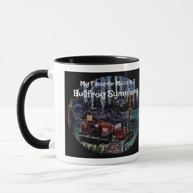 "Bullfrog Symphony" Possum Trot Mug (Gauche)