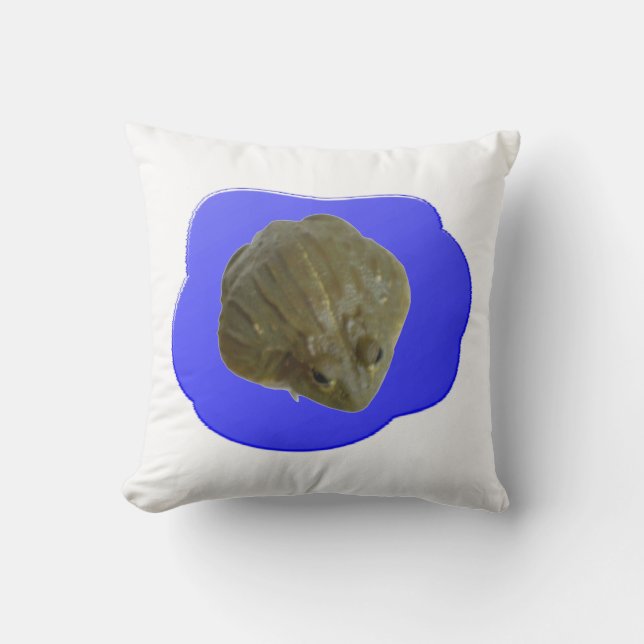 Bullfrosch im Teich Kissen (Vorderseite)