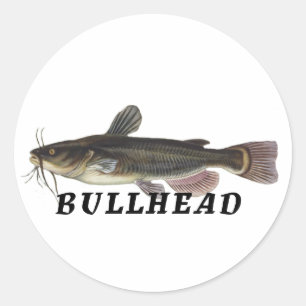 Bullhead Runder Aufkleber