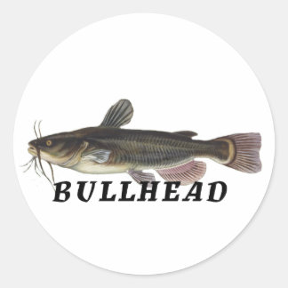 Bullhead Runder Aufkleber
