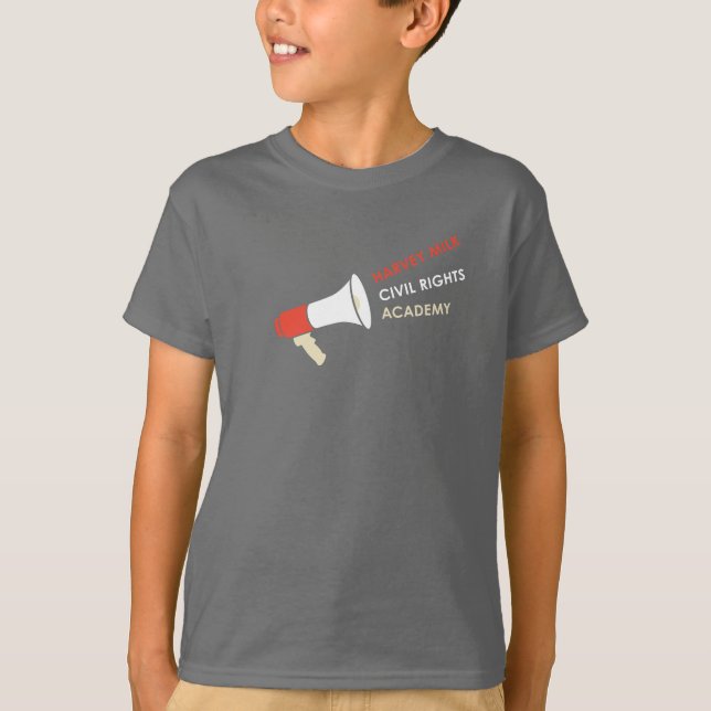 Bullhorn für Kinder graues Shirt (Vorderseite)