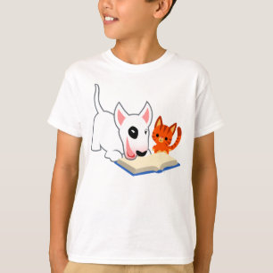 Bullie de dessin animé et Kitty avec T-Shirt de li
