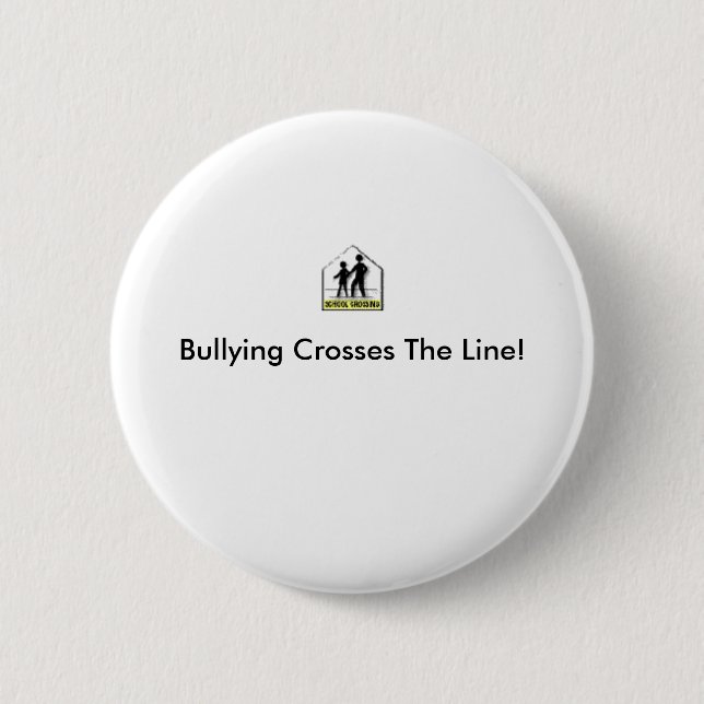 BULLING KRÄUFE DIE LINIE! BUTTON (Vorderseite)
