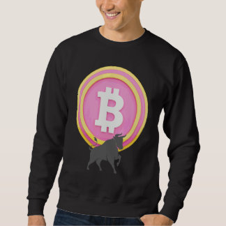 Bullisch auf Bitcoin Kryptowährung Investor Blockc Sweatshirt