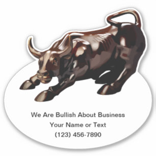 Bullische Aufkleber-Etiketten für den Custom Stock Aufkleber