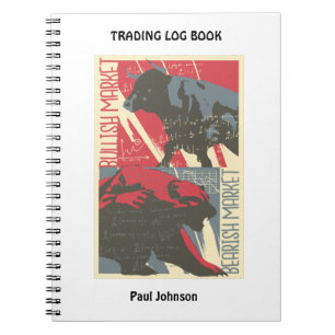 Bullish Bearish Stock Market Trading Log Book Notizblock