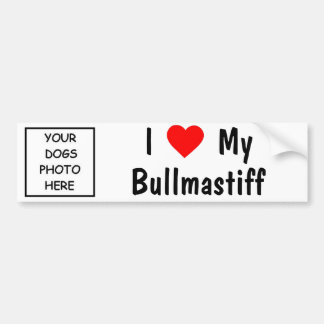 Bullmastiff Autoaufkleber