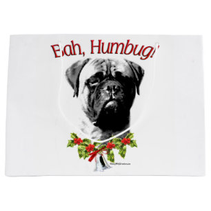 Bullmastiff Bah Humbug Große Geschenktüte