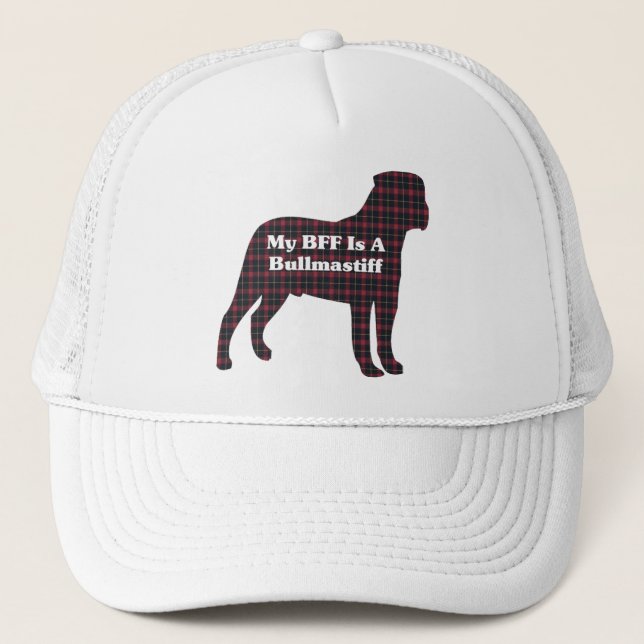 Bullmastiff-BESTE FREUNDIN Truckerkappe (Vorderseite)