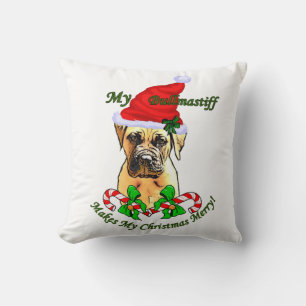 Bullmastiff Christmas Merry Kissen
