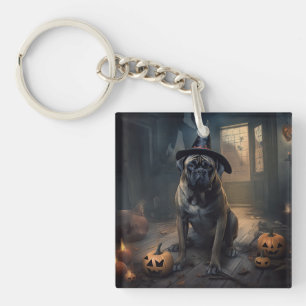 Bullmastiff Citrouilles Halloween effrayant