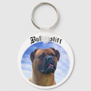 Bullmastiff Clouds Schlüsselanhänger