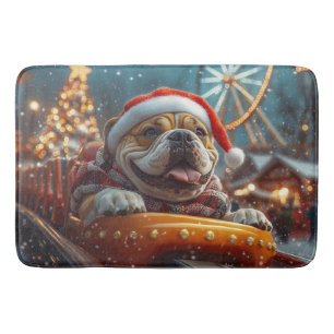 Bullmastiff Dog Roller Untersetzer Weihnachten Badematte