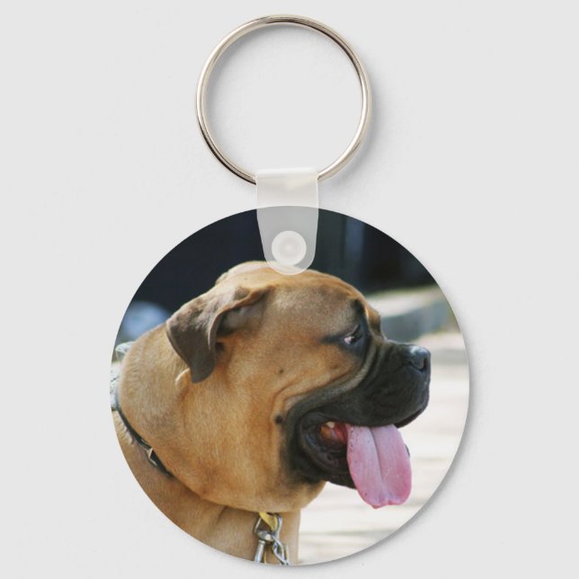 Bullmastiff Dog Schlüsselanhänger (Vorderseite)