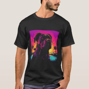 Bullmastiff Dog Vintag Style T-Shirt