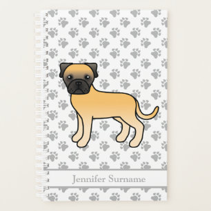 Bullmastiff Fauve Chien de Dessin Animé Mignon & T